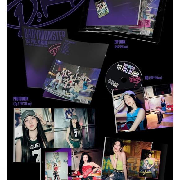 BABYMONSTER 1st Full Album [DRIP] Set - Picture 3 of 5